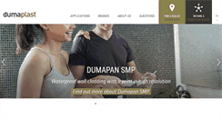 Desktop Screenshot of dumaplast.be